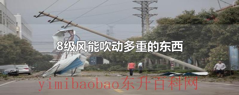 8级风能吹动多重的东西