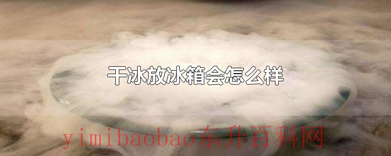 干冰放冰箱会怎么样