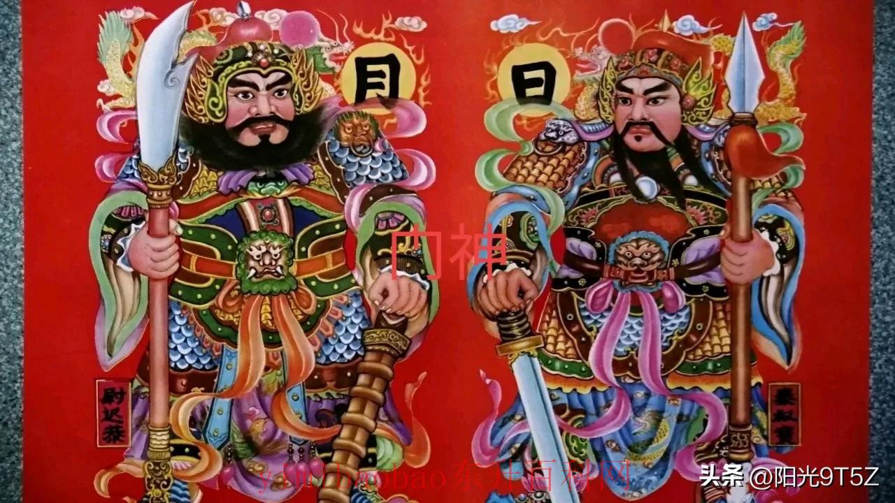 门神怎么贴才正确（春节贴“门神”）