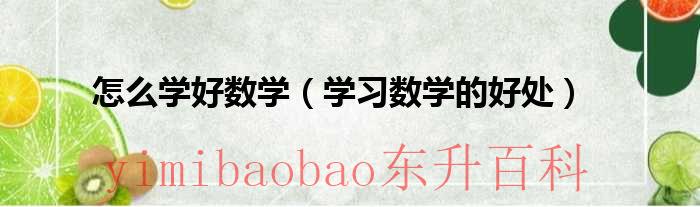 如何学好数学作文 如何学好数学 最有效的方法