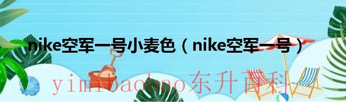 nike空军一号小麦色高帮 nike空军一号小麦色高帮真假鉴别