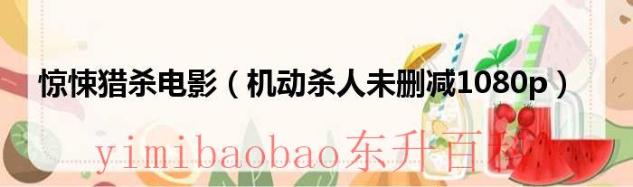 机动杀手在线观看 机动杀电影院整版