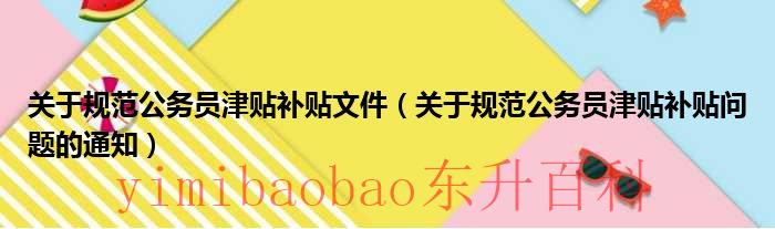关于规范公务员辞去公职后从业行为的意见 关于规范公务员津贴补贴问题的自查报告