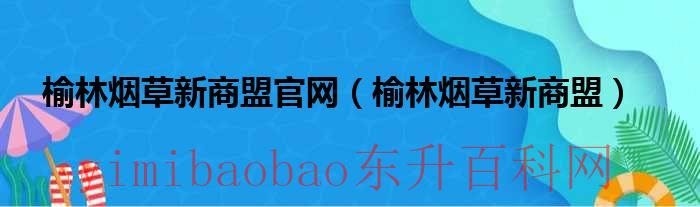 榆林烟草新商盟官网网址（榆林烟草新商盟官网）
