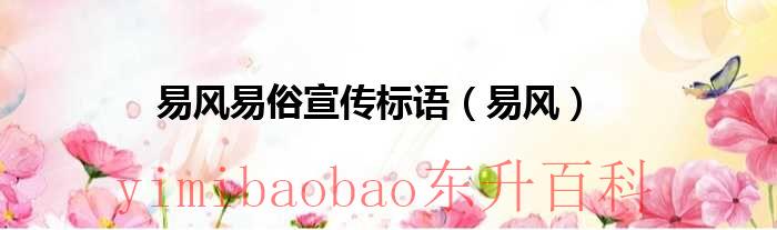 易风易俗打一成语是什么 易风易俗打一成语