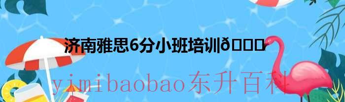 济南雅思6分小班培训