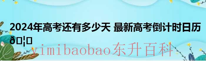 从今天起到2023年中考还有多少天 从今天起到2024年高考还有多少天