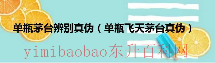 茅台酒瓶sj（单瓶茅台酒瓶外包装鉴定真伪）