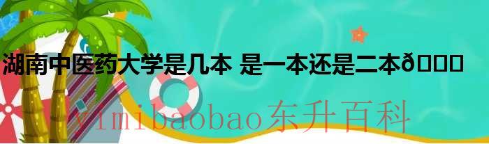 湖南中医药大学官网 湖南中医药大学是几本全国排名是多少