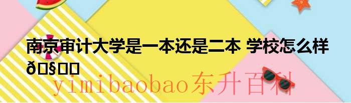 南京审计大学是211还是一本 南京审计大学是一本还是211