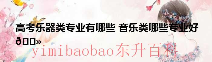 高考乐器艺考有哪些项目 高考乐器种类