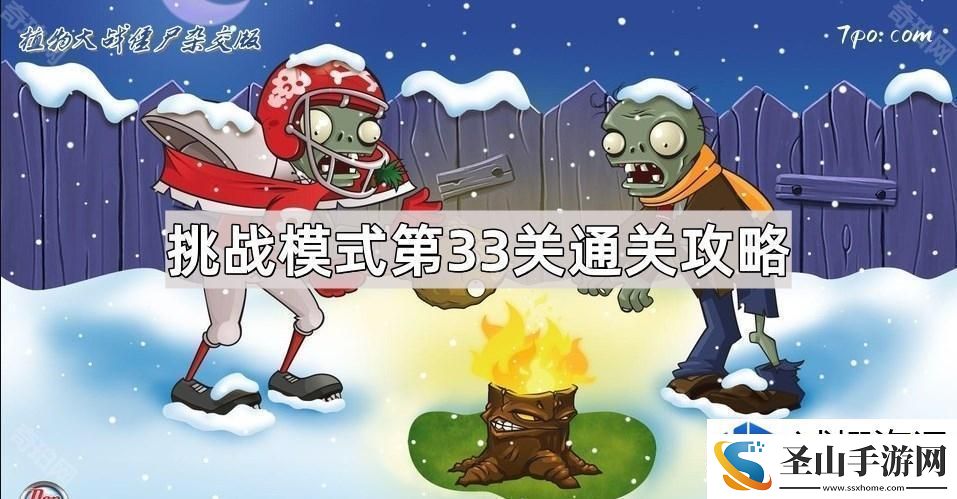 植物大战僵尸杂交版挑战模式第33关怎么通关